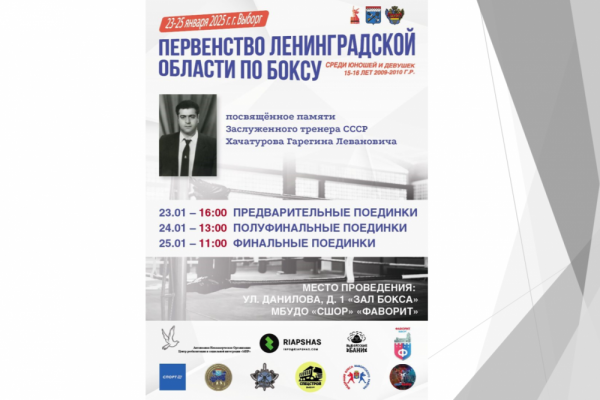 Выборг примет Первенство Ленобласти по боксу среди юношей и девушек