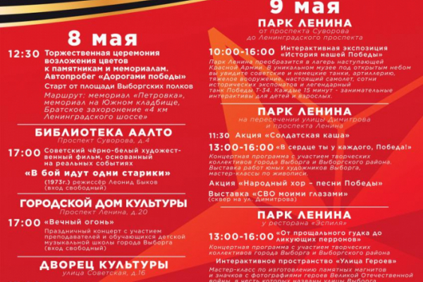 День Победы в Выборге