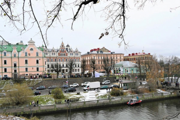 Морской фасад Выборга – место для прогулок и фотосессий