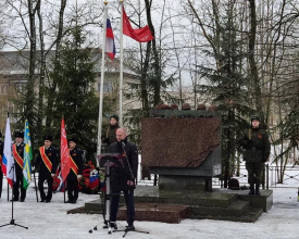 В Выборгском районе встречают «Эстафету Победы»