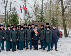 В Выборгском районе встречают «Эстафету Победы»