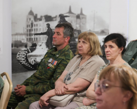 В выставочном зале «Выборг — город воинской славы» состоялось открытие обновлённой выставки «Специальная военная операция: вопрос нашей жизни»