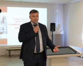 В выставочном зале «Выборг — город воинской славы» состоялось открытие обновлённой выставки «Специальная военная операция: вопрос нашей жизни»