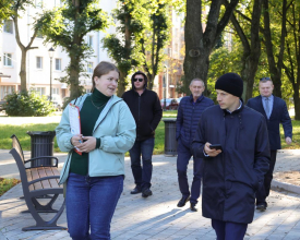 Садовый сквер в Выборге: работы продолжаются