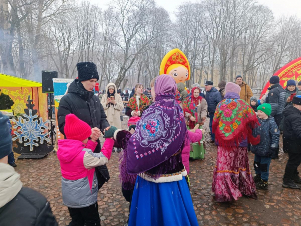 В Выборге прошли масленичные гуляния