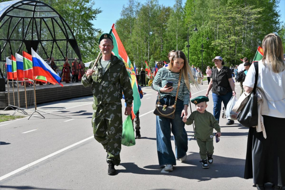В День пограничника в Выборге